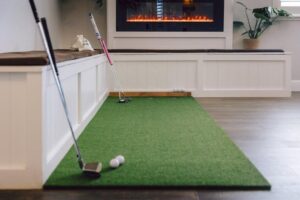 how to set up a golf training room ththomideas