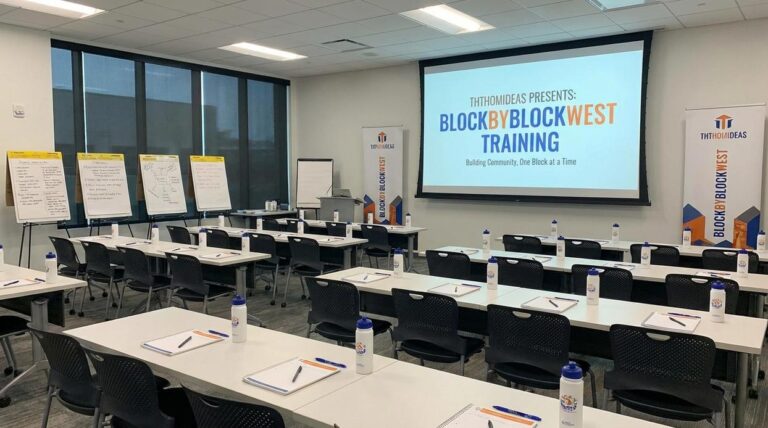 set up training room ththomideas blockbyblockwest